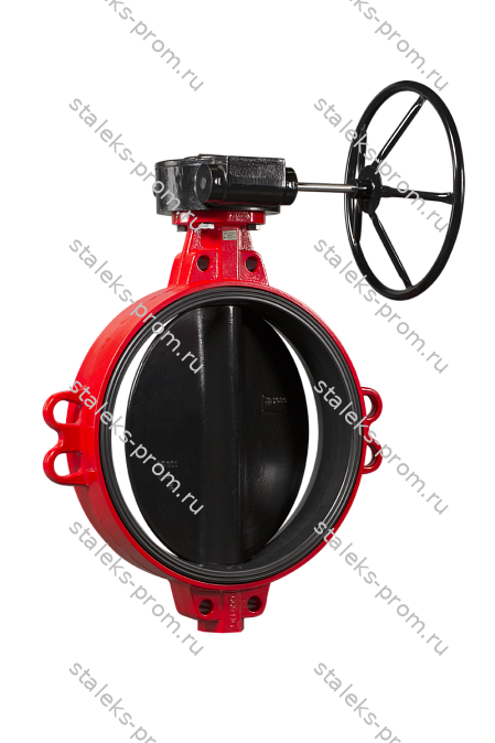 Затвор дисковый поворотный межфланцевый ЗПВС-FLN(W)-3  Ду250-1200 c редуктором, Гранвэл